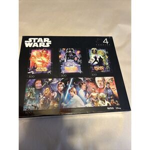 Star Wars Original Trilogy Buffalo Jigsaw Puzzle 4 Pack 300 & 500 pcs Disney NEW